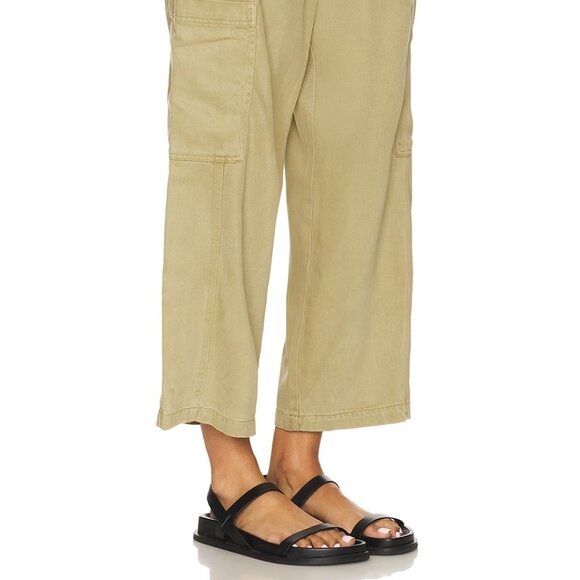 NEW Sanctuary M Bamboo green Area Pants Cargo Pockets Drawstring Waist - Picture 3 of 12